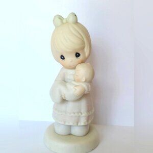 Vintage Precious Moments Mother Baby Gift Collectible Porcelain Figurine
